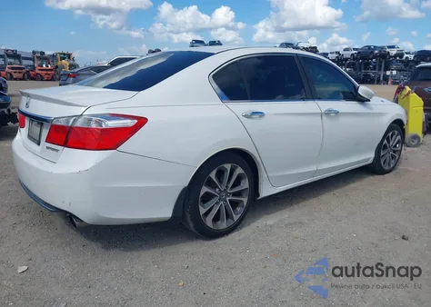 2014 Honda Accord Sport из США, поврежденный, VIN 1HGCR2F50EA047176